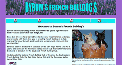Desktop Screenshot of byrumsfrenchbulldogs.com